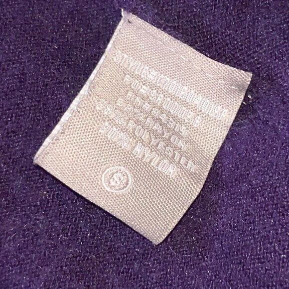 Evolution Deep Purple Two Pocket Open Cardigan - Picture 7 of 8